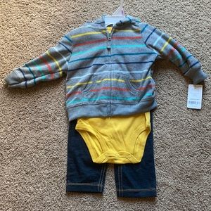 Carter’s || 3-piece set (onesie, pants, jacket)